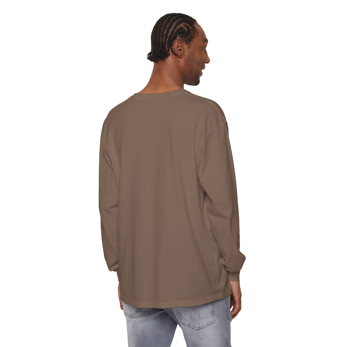 WNY Brand Long Sleeve T‑Shirt — Garment-Dyed Casual Tee