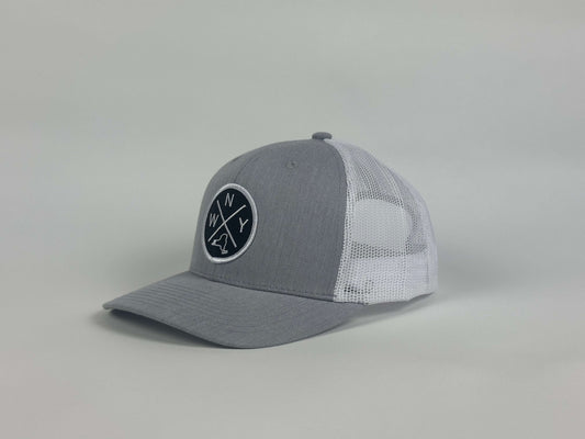 WNY PATCH heather grey / white