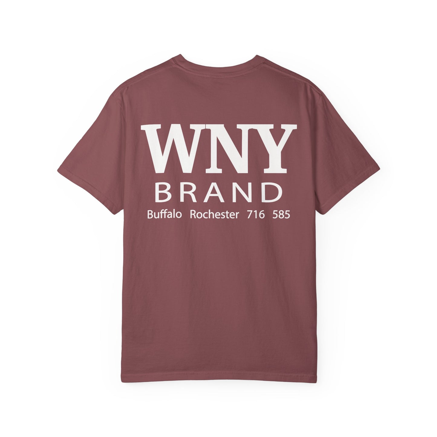 WNY BRAND Classic Garment Dyed T-Shirt - brick red