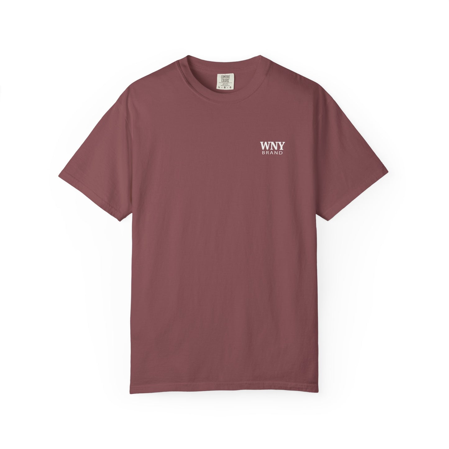 WNY BRAND Classic Garment Dyed T-Shirt - brick red