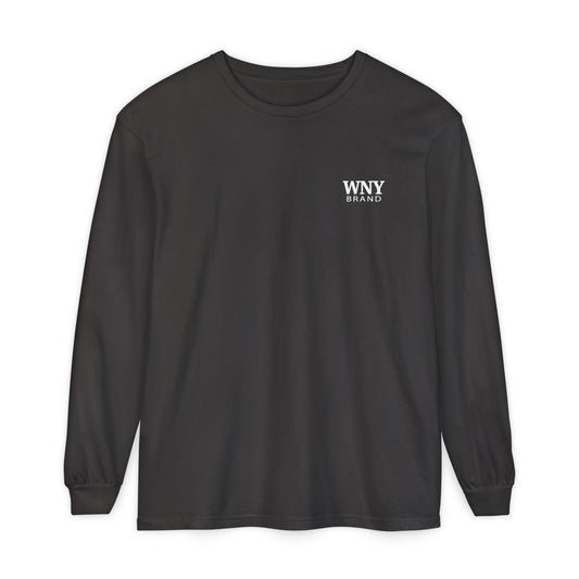 WNY Brand Long Sleeve Tee — Classic Logo Chest & Back