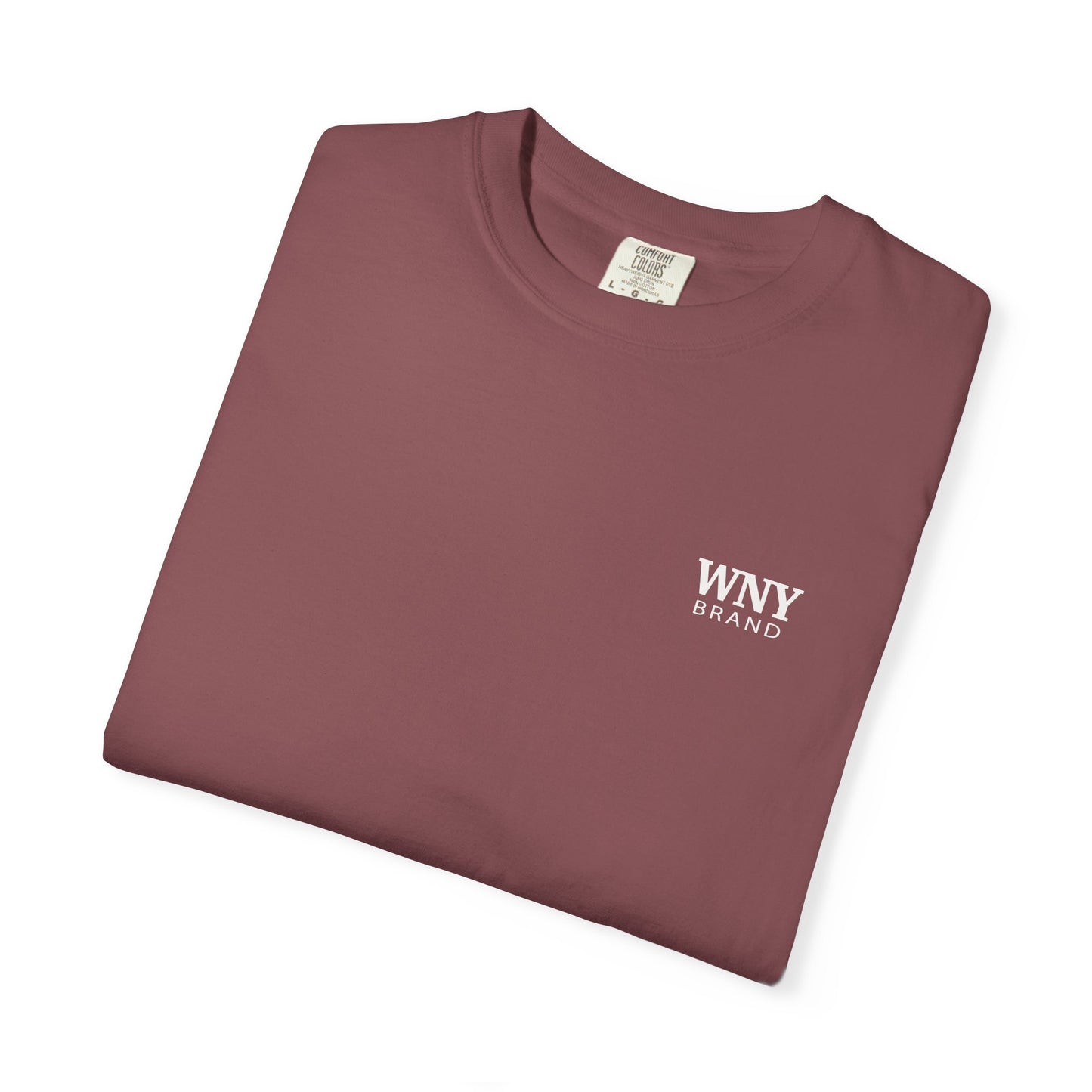 WNY BRAND Classic Garment Dyed T-Shirt - brick red