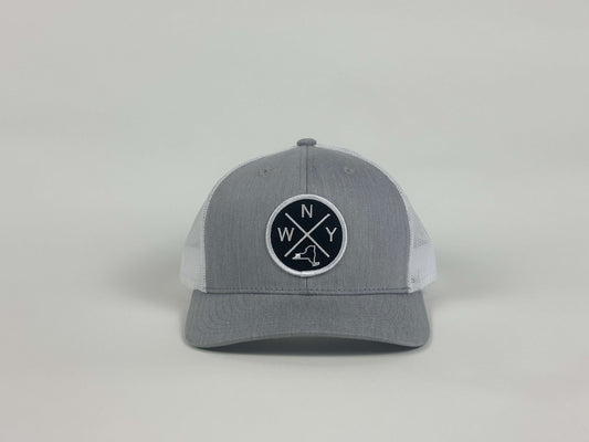 WNY PATCH heather grey / white